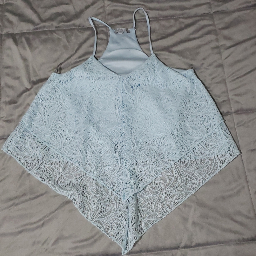 Charlotte Russe lace tank top